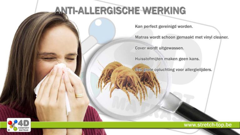 4D Comfort Matras Antiallergisch